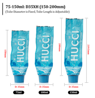 Emballage en tube d'aluminium souple pour cosmétiques OEM ODM 75 ml 150 ml, impression de tubes de pommade et de dentifrice