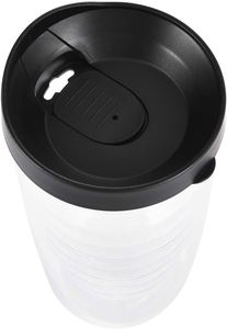 Vasos de Plástico de 16 oz con Logotipo Personalizado, Vasos Transparentes de Acrílico de Doble Pared para Beber Jugo, con Tapa y Pajita, Taza Transparente para Café DIY - Product Image 5
