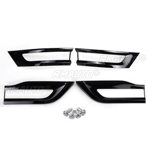 Glossy <b>Black</b> 4x Rear Tail Light Cover Trim Bezel Taillight Decorative <b>Frame</b> for Jeep Grand Cherokee 2014-2020 Tail Lamp Cover - Product Image 1