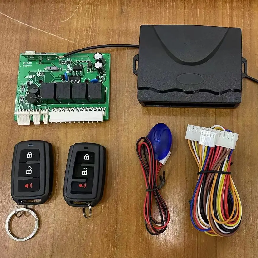 car keyless entry system door lock auto alarm with siren for Indonesian market