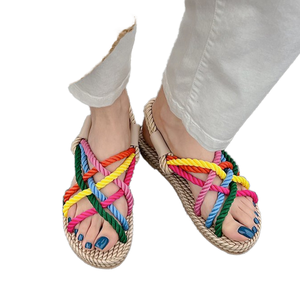 Sandales pour femmes, mocassins <span class=keywords><strong>Weston</strong></span> beige, semelles souples en cuir, <span class=keywords><strong>chaussures</strong></span> de luxe pour femmes - Product Image 2
