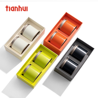 Ensemble de boîtes de Noël pour emballage cadeau Tianhui Boîtes à fenêtre transparentes Boîte d'emballage en carton de conception simple