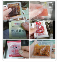 Machine d'emballage entièrement automatique à grande vitesse de petit Sachet Ketchup Mayonnaise Crème confiture liquide sauce caramel fromage beurre de cacahuète