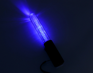 ホイッスル付き390mmレッド & ビュール<span class=keywords><strong>LED</strong></span>トラフィックバトンライト - Product Image 5