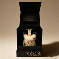 Boîte cadeau de luxe mini en carton rigide personnalisée pour parfum, avec logo sur mesure, finition mate, revêtement UV, matériaux recyclés et gaufrage