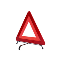Bande trépied d'avertissement de sécurité de dysfonctionnement d'urgence de voiture extérieure Portable pliable debout rouge panneau de signalisation Triangle réflecteur de voiture