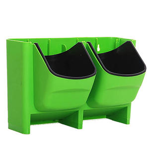 Pot Bunga Self Watering Dropshipping 2 Kantong, Dapat Ditumpuk, Vertikal, Gantung Dinding, Penanam Tanaman Greenstalk untuk Taman - Product Image 1