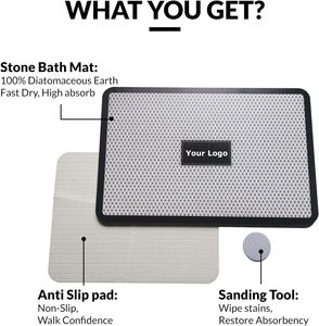 <strong>Best</strong> Sale <strong>Stone</strong> <strong>Bath</strong> <strong>Mat</strong> Easy to Clean Custom Modern Carving Diatomite <strong>Stone</strong> <strong>Bath</strong> <strong>Mat</strong> Fast Drying for Bathroom - Product Image 2