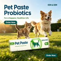 Complément alimentaire quotidien en pâte pour animaux de compagnie, marque privée OEM, pour chiens et chats, naturel, toutes races.