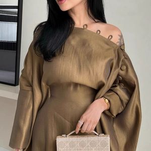 Servizio OEM Nuovo Abito da Sera Abaya di Dubai | Caftano di Lusso da <span class=keywords><strong>Donna</strong></span> Elegante Abbigliamento da Sera Abito da Festa Formale Primavera/Estate - Product Image 4