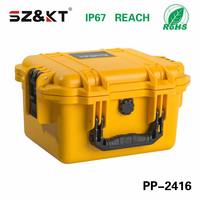 Boîtier de batterie en plastique PP rigide fabriqué en usine, étanche IP67, antichoc, boîte de rangement portable pour station d'alimentation avec mousse prédécoupée