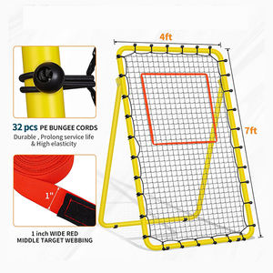 어린이와 성인을 위한 HW 배구 리바운드 트레이너 네트, 초보자를 위한 쉬운 설정 연습 장비 - Product Image 3