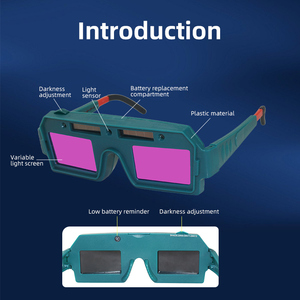 Gafas de Soldadura con Atenuación de Luz y Batería Reemplazable, Gafas de Soldadura Solares, Ajustables, Ligeras, Color Real - Product Image 4