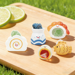 Yu Mo Craft Treasure Sushi Pai Crystal Resin Figurine <b>Blind</b> Box Cartoon Desk Ornament Gift for Friends - Product Image 2