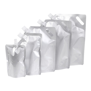 Individuell bedruckbare, transparente Standbeutel (4L, <span class=keywords><strong>5L</strong></span>) für Flüssigkeiten – recycelbar, mit Ausgießer, für Getränke, Catering, Wasser, Saucen, Gewürze, Milch, Cola - Product Image 2
