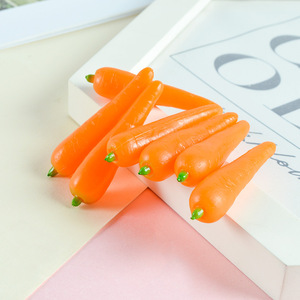 Modèle miniature de carotte simulée en PVC, aliment végétal, porte-clés DIY, pendentif et matériaux pour accessoires - Product Image 3