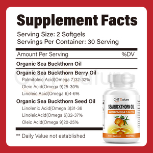 <span class=keywords><strong>Capsules</strong></span> d'huile de graines et de baies d'argousier CHTNature, oméga 3-6-7-9, gélules d'argousier - Product Image 3