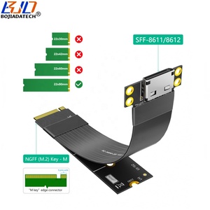2026新的oclink SFF-8611 SFF-8612连接器至NGFF <span class=keywords><strong>M</strong></span>.2键-<span class=keywords><strong>M</strong></span> NVME接口适配器Riser电缆0.2M，用于固态硬盘显卡 - Product Image 2