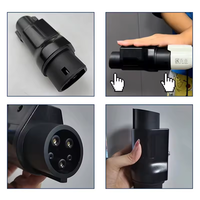 Adaptateur de voiture électrique Qiaoyi 32A 220V, neuf, convertisseur GBT vers Type1/J1772, borne de recharge pour voitures Type 1/J1772, rénovation/mise à niveau