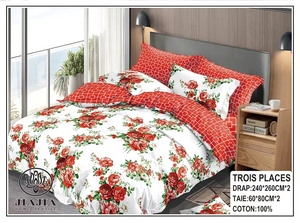 Afrika'da sıcak satış soğutma tek kullanımlık mikrofiber kumaş 4-Piece yatak çarşafı takım - Product Image 3