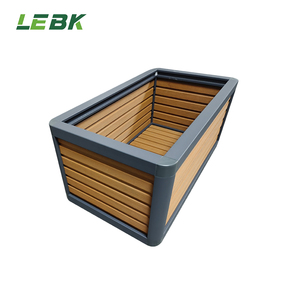 Nouveautés WPC Jardin Plusieurs Couleurs OEM Jardinière Route Ingénierie Boîte à Fleurs Plastique <span class=keywords><strong>Bois</strong></span> Pots <span class=keywords><strong>de</strong></span> Plantation pour l'Extérieur - Product Image 5