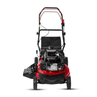 Tondeuse à gazon à essence VORAN 21 pouces (530 mm) de largeur de coupe, moteur 163 CC, autotractée, avec bac de 60 L pour grandes jardins et villas