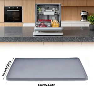 <span class=keywords><strong>Tapis</strong></span> de réfrigérateur en silicone, <span class=keywords><strong>tapis</strong></span> universel antidérapant pour réfrigérateur, machine à laver - Product Image 3
