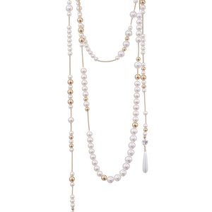 Collana di perle rotte con lunghezza regolabile, avvolgendosi intorno <span class=keywords><strong>al</strong></span> <span class=keywords><strong>collo</strong></span> di mille oro - Product Image 1