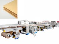 Ligne de production automatique à grande vitesse de carton ondulé pour la fabrication de boîtes en carton ondulé