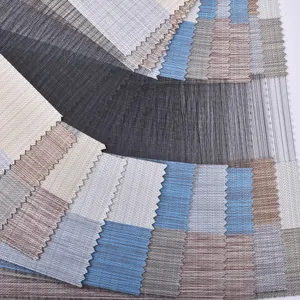 Wholesale Custom Design Polyester Blackout Shades Waterproof Zebra Blind Fabrics For Window
