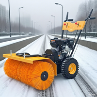 Balayeuse à neige manuelle auto-alimentée multifonctionnelle / Chariot à neige portatif