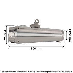Silencieux d'échappement F900 pour <span class=keywords><strong>BMW</strong></span> F900R <span class=keywords><strong>F900XR</strong></span> 2020-2024, tube de raccordement pour <span class=keywords><strong>moto</strong></span> Super Street Bike avec DB Killer - Product Image 3