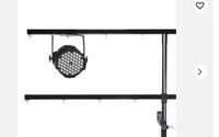 Équipement d'éclairage de scène professionnel support de treuil monocouche/double couche par support de lumière led 3M 4M avec trépied