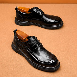 Chaussures habillées pour hommes en cuir véritable de haute qualité, durables, doublées de cuir de vache, best-seller - Product Image 3