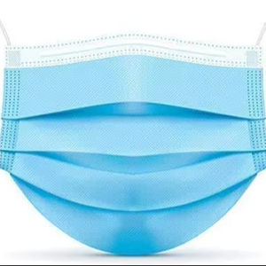 قناع واقي للاستعمال مرة واحدة مع ثلاث طبقات من القماش غير المنسوج المقاوم للأتربة والتهوية للبالغين - Product Image 1