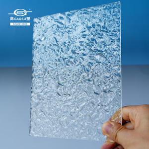 <span class=keywords><strong>Plaque</strong></span> en acrylique givré mat gaufré de 6 mm, <span class=keywords><strong>plaque</strong></span> en plexiglas anti-reflet pour affichage publicitaire, signalétique et présentoirs de vente au détail - Product Image 1