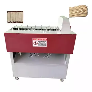 Línea de producción de palillos de bambú, máquina de envoltura, afilador de dientes, máquina de fabricación de palillos de dientes, en venta