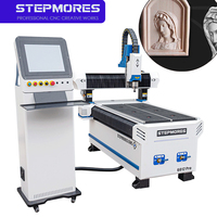 Máquina CNC de 4 Ejes con un Solo Husillo 6012 Pro con Control Syntec y Bomba PLC para Trabajos en Madera, Escultura 3D y Tallado