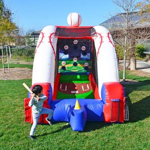 Jeu de lancer de baseball gonflable en PVC de qualité commerciale avec souffleur, multi-cibles, pour intérieur et extérieur – Offre spéciale - Product Image 3