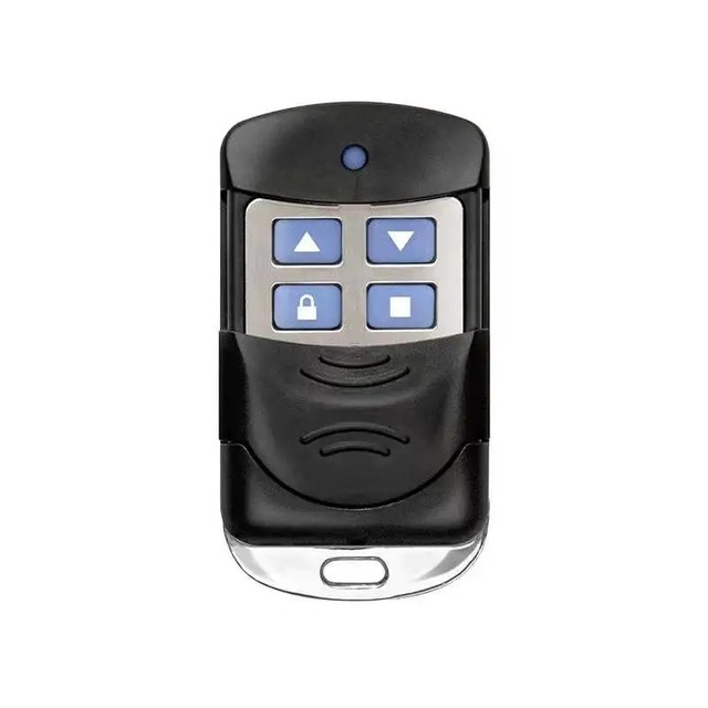 433MHz Waterdrop Shaped Fixed Code Remote Control Key for Roll-Up Garage Door and Electric Gate