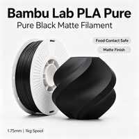 Filamen Bambu Lab PLA Murni 1.75mm Ramah Lingkungan Bahan Printer 3D Mudah Dicetak untuk Model DIY Prototipe