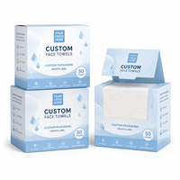 Serviette de Visage Jetable de Luxe, Douce et Hypoallergénique, pour Salons, Spas, Voyages et Hôtels