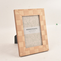 Kualitas tinggi grosir Model HC PF00661 kayu manik-manik Tabletop gambar bingkai foto desain baru ramah lingkungan UV dicetak Dekorasi Rumah