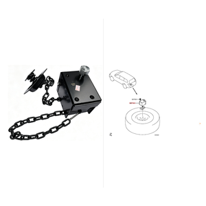 Hochwertige Ersatzradhalterung 4260A040 4260A122 für Mitsubishi Pajero Sport KG6W KH6W <span class=keywords><strong>KH8W</strong></span> - Radträger - Product Image 5
