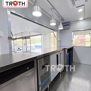 Xe đẩy bán đồ ăn nhanh Truth Bbq, xe bán pizza, burger, kem, cà phê, xe tải thực phẩm tùy chỉnh, sản xuất và bán tại Mỹ, Thổ Nhĩ Kỳ. - Product Image 6
