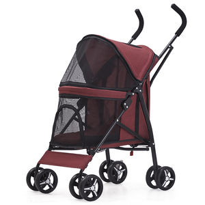 Kingtale รถเข็นสุนัข4ล้อพับได้สำหรับสัตว์เลี้ยงขนาดเล็กขนาดกลาง - Product Image 4