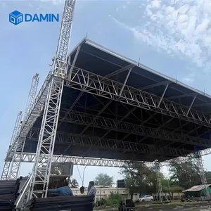 โครงเหล็กอะลูมิเนียม STRAS3-161 Damin สีเงินพร้อมระบบลำโพงสำหรับงานกลางแจ้ง - Product Image 6