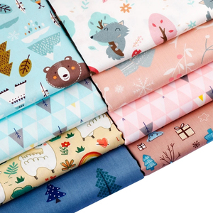 Ensemble de tissus en patchwork pour travaux manuels, couture, quilting, tissu en coton sergé imprimé de dessins animés fait à la main - Product Image 1