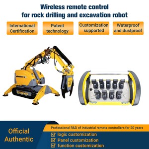 Heavy Duty Fixed Code Waterproof Crane <b>Wireless</b> Remote Control Hydraulic Joystick Controller for Concrete Pump Lifting Equipment - Product Image 6