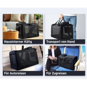 Échantillon gratuit : Vente en gros de cages pliantes portables pour animaux de compagnie, tentes pour chats et chiens, cages pour chiens, niches pour chats, cages pour chats à fixer sur la voiture - Product Image 5